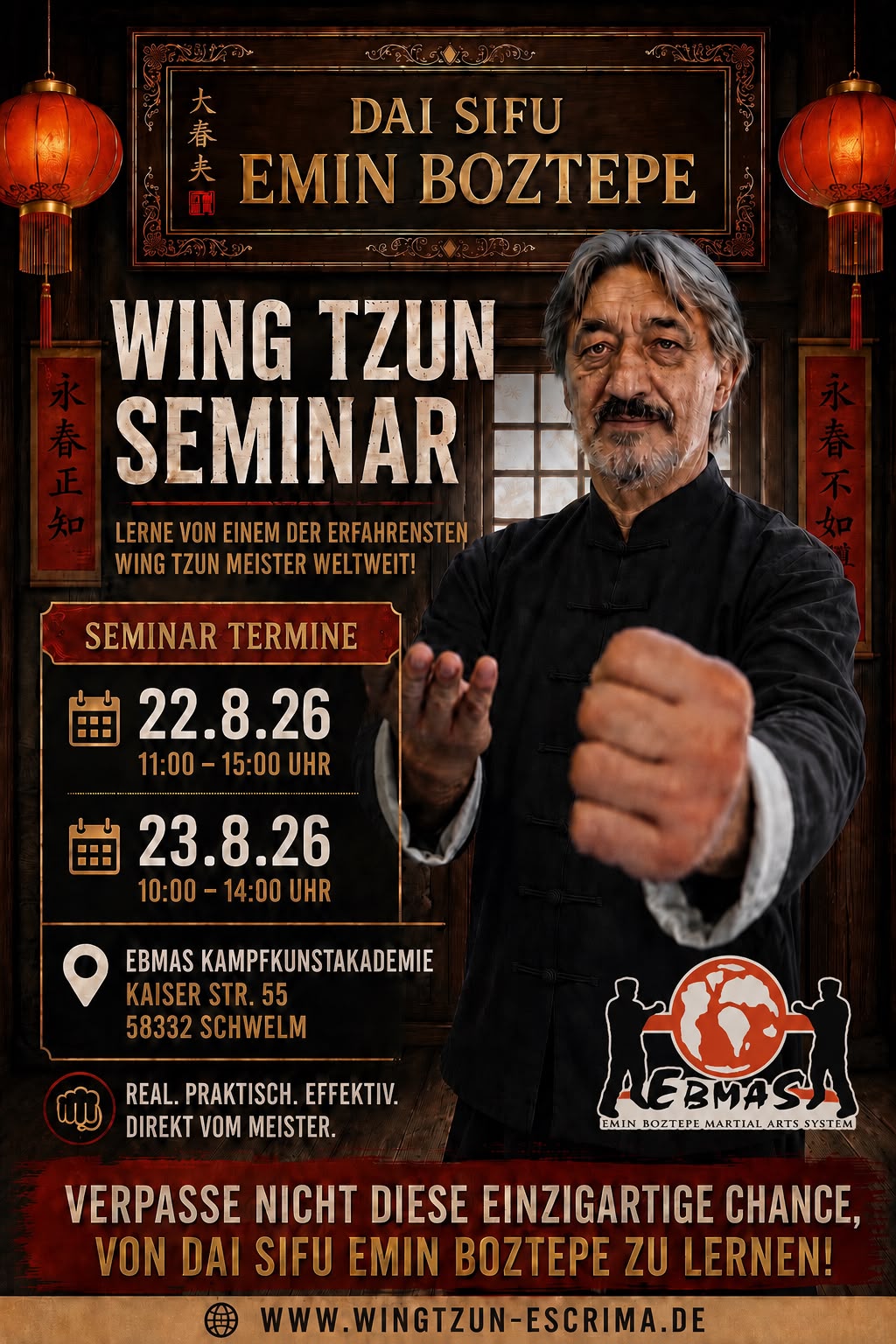 Wing Tzun Semineri Schwelm'de - Alman Merkezi